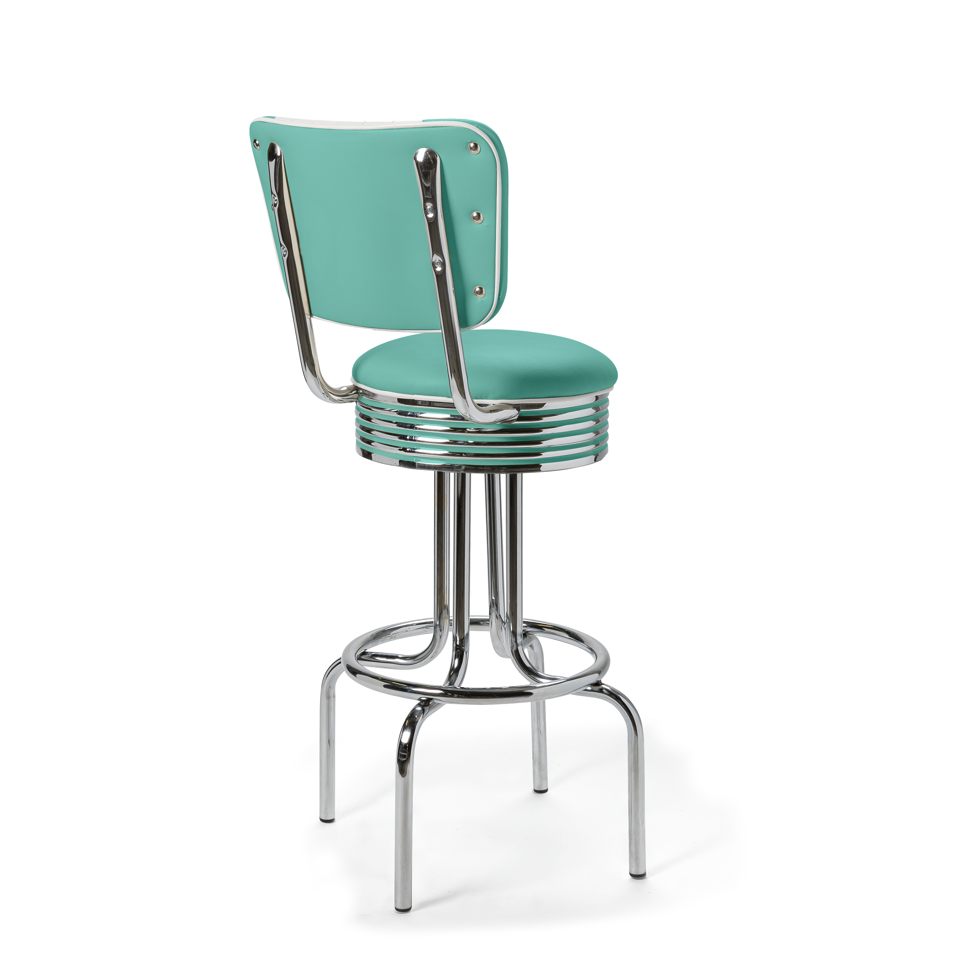 Airline - 77cm - Liseré Blanc coloris Turquoise - vue arrière