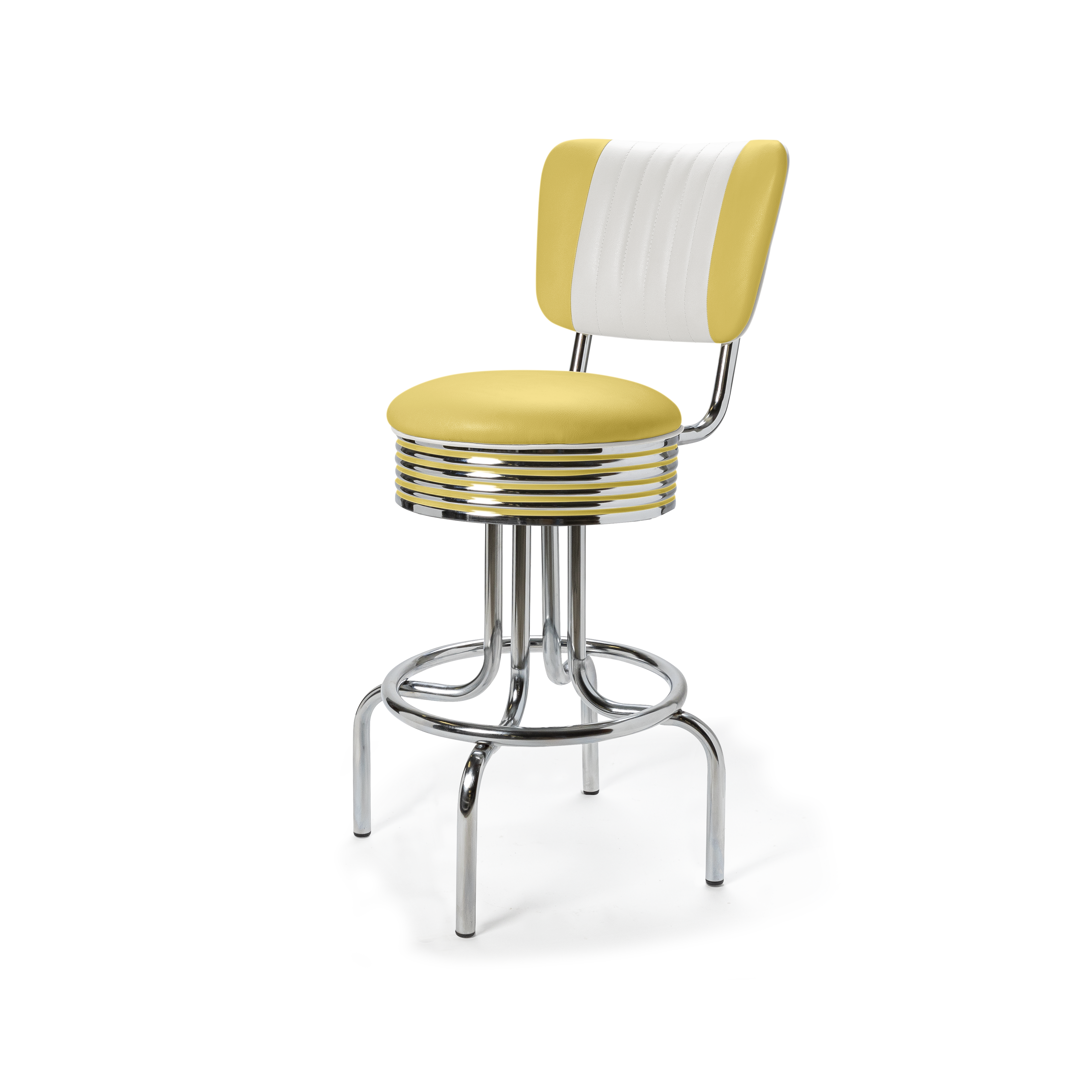 Airline - 66cm - Dossier Cannelé - Liseré Blanc coloris Jaune