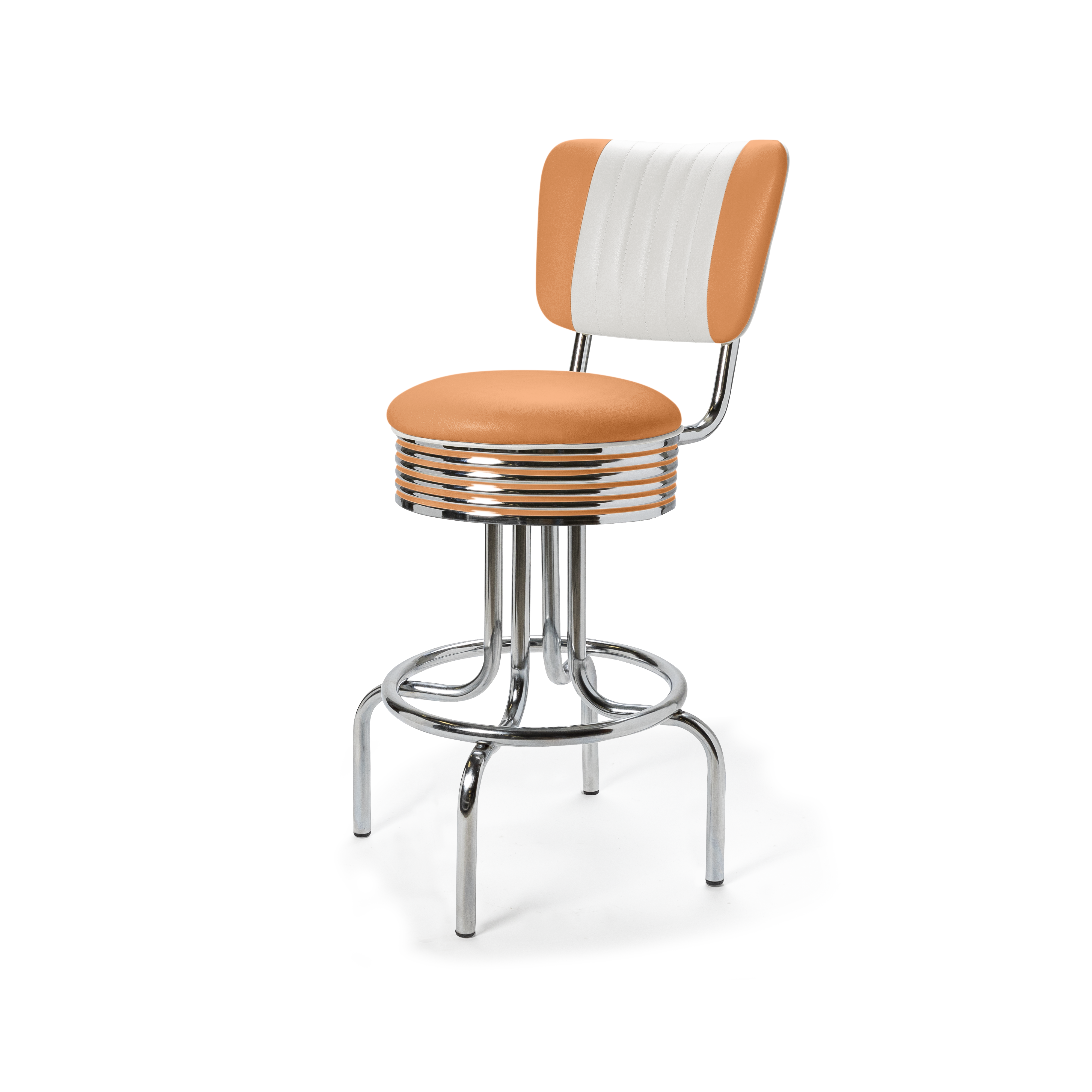 Airline - 66cm - Dossier Cannelé - Liseré Blanc coloris Orange