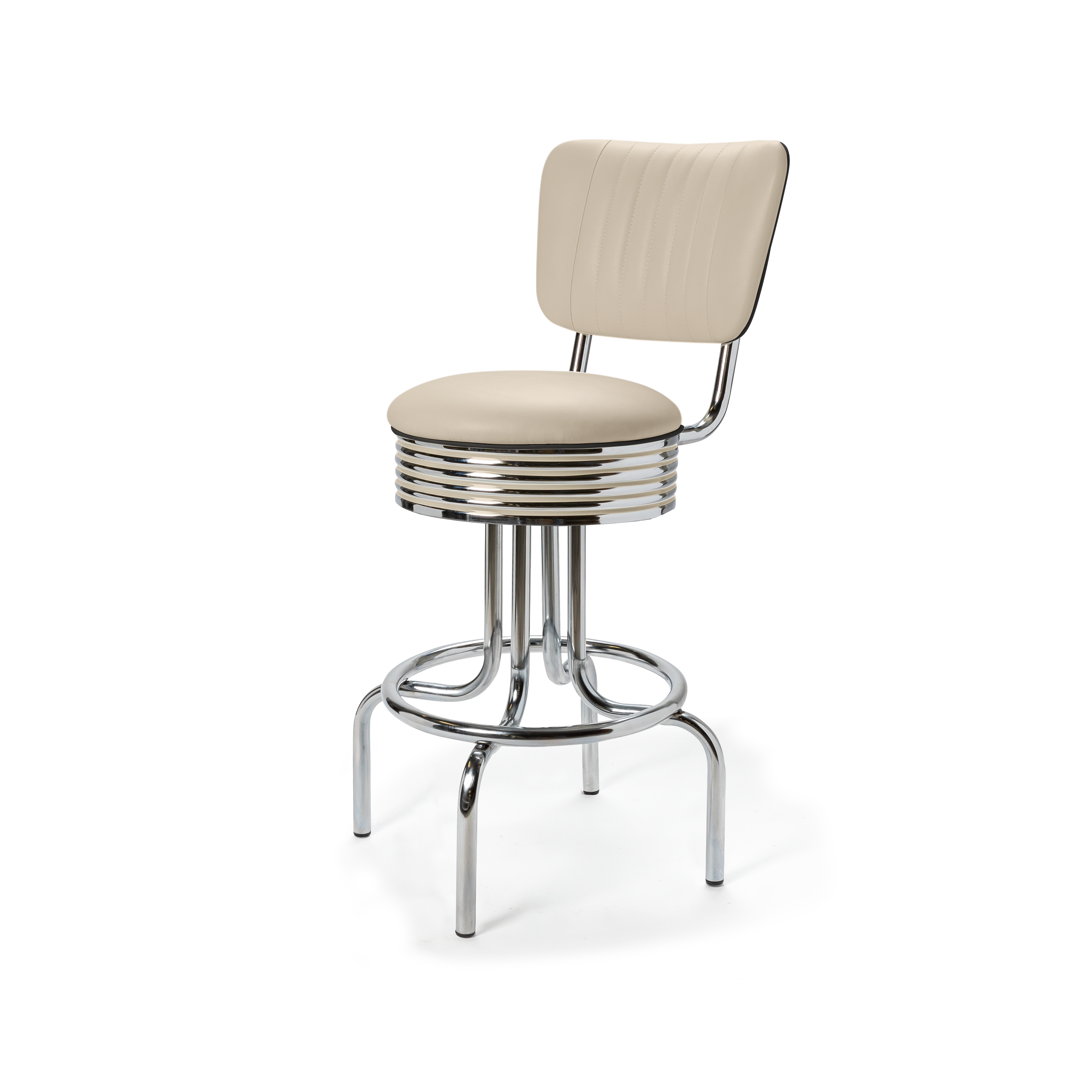 Airline - 66cm - Dossier - Liseré Noir coloris Blanc cassé