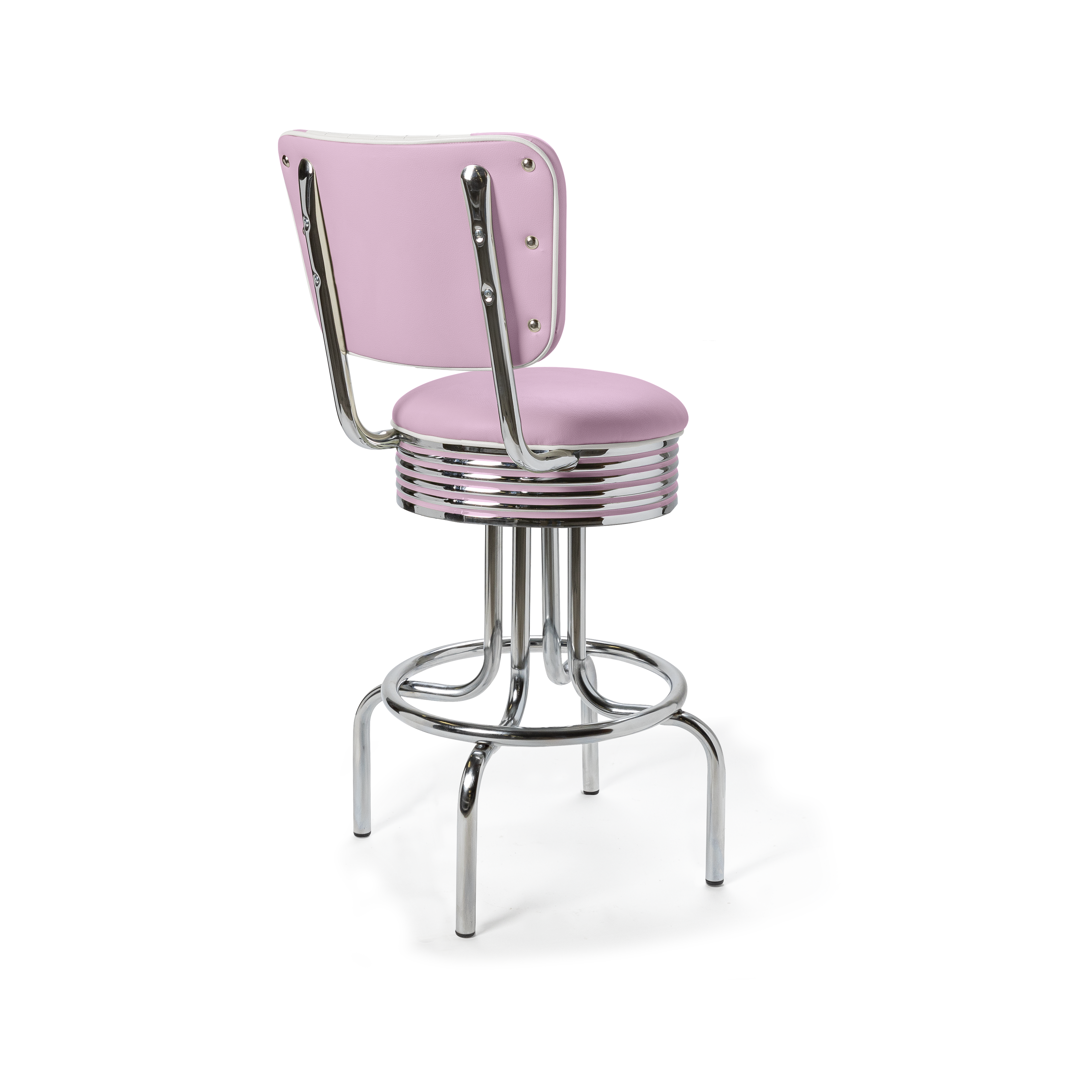 Airline - 66cm - Dossier Cannelé - Liseré Blanc coloris Lilas - vue arrière