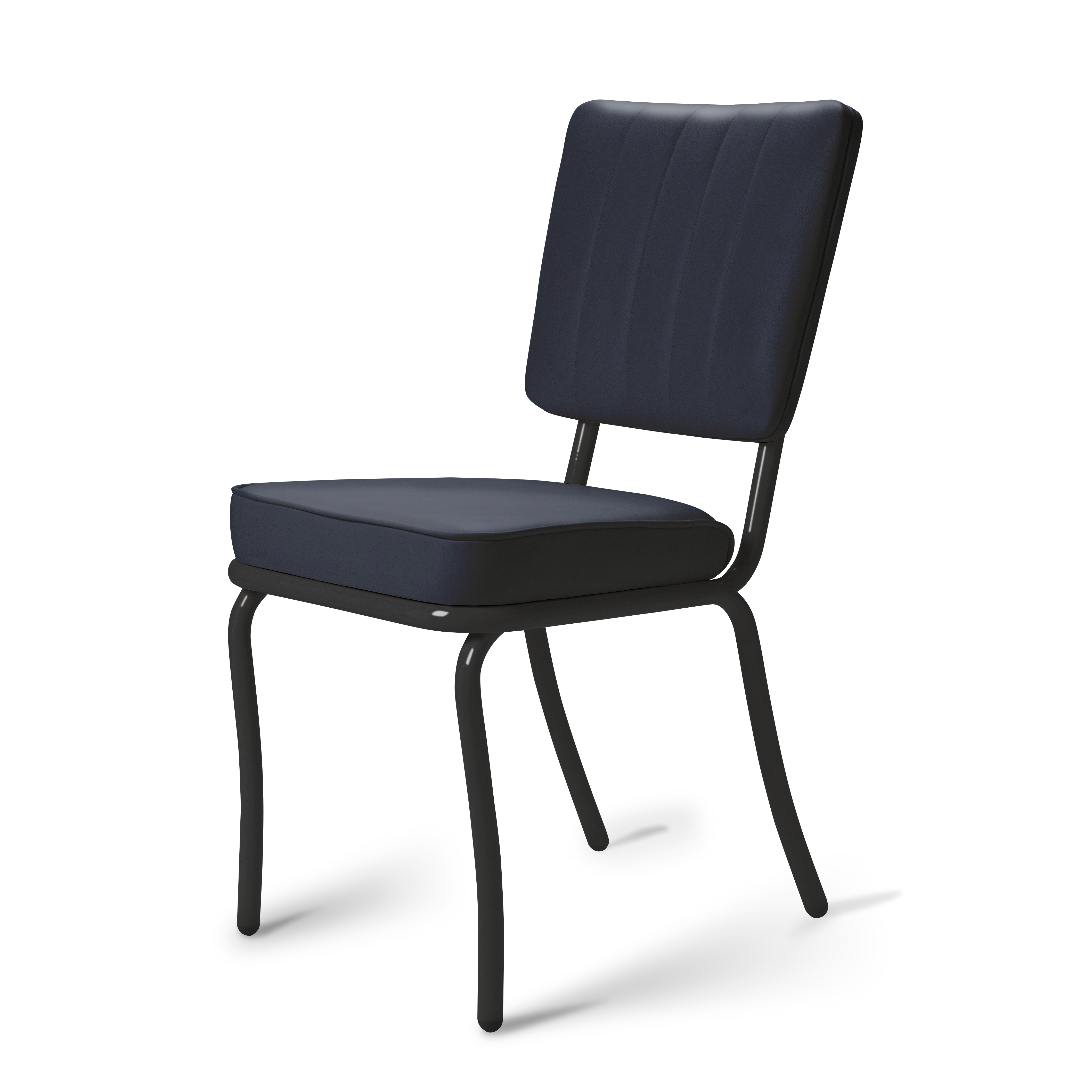 Arcade - Structure Noir - Liseré ton sur ton coloris Bleu marine