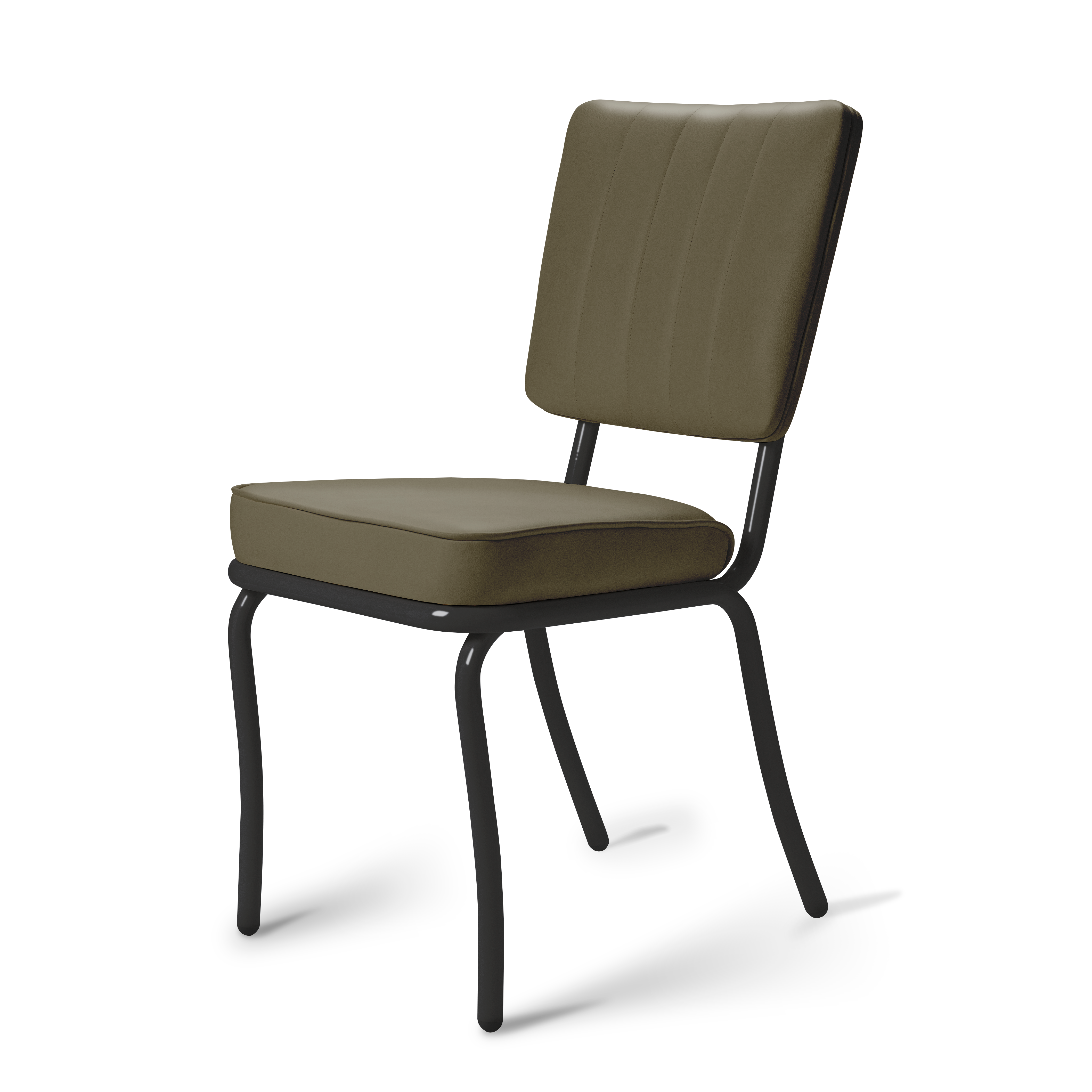 Arcade - Structure Noir - Liseré ton sur ton coloris Kaki