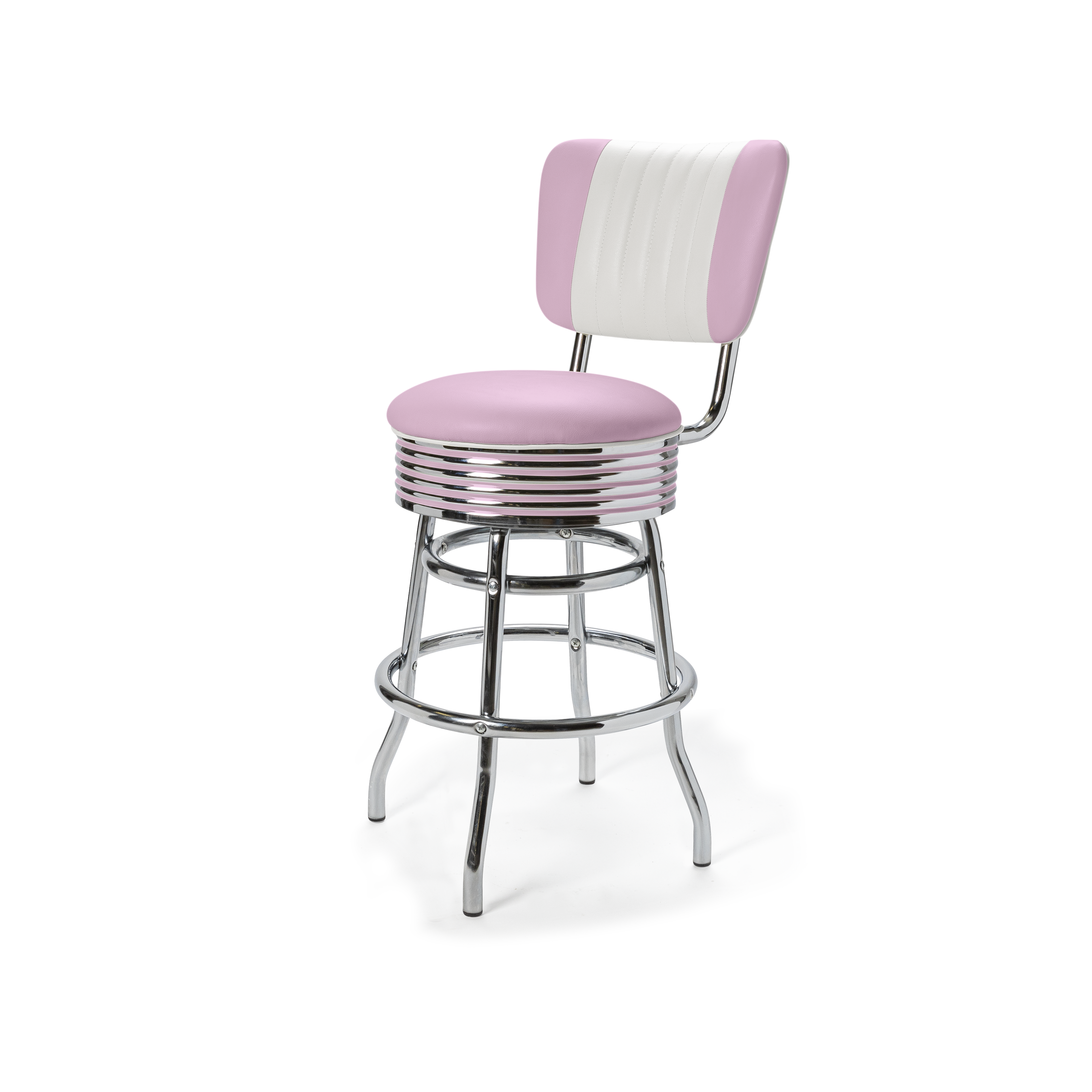 Palace - 66cm - Dossier Cannelé - Liseré Blanc coloris Lilas