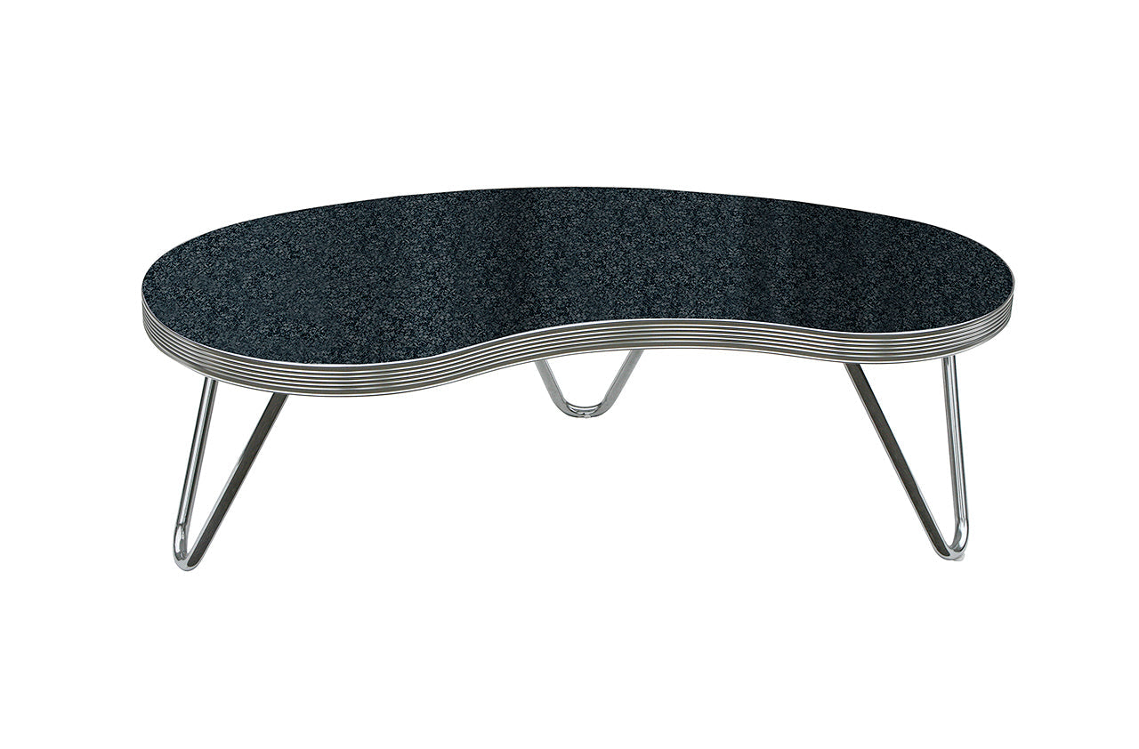 TO-18 - Table Basse Mécano coloris Noir effet pierre