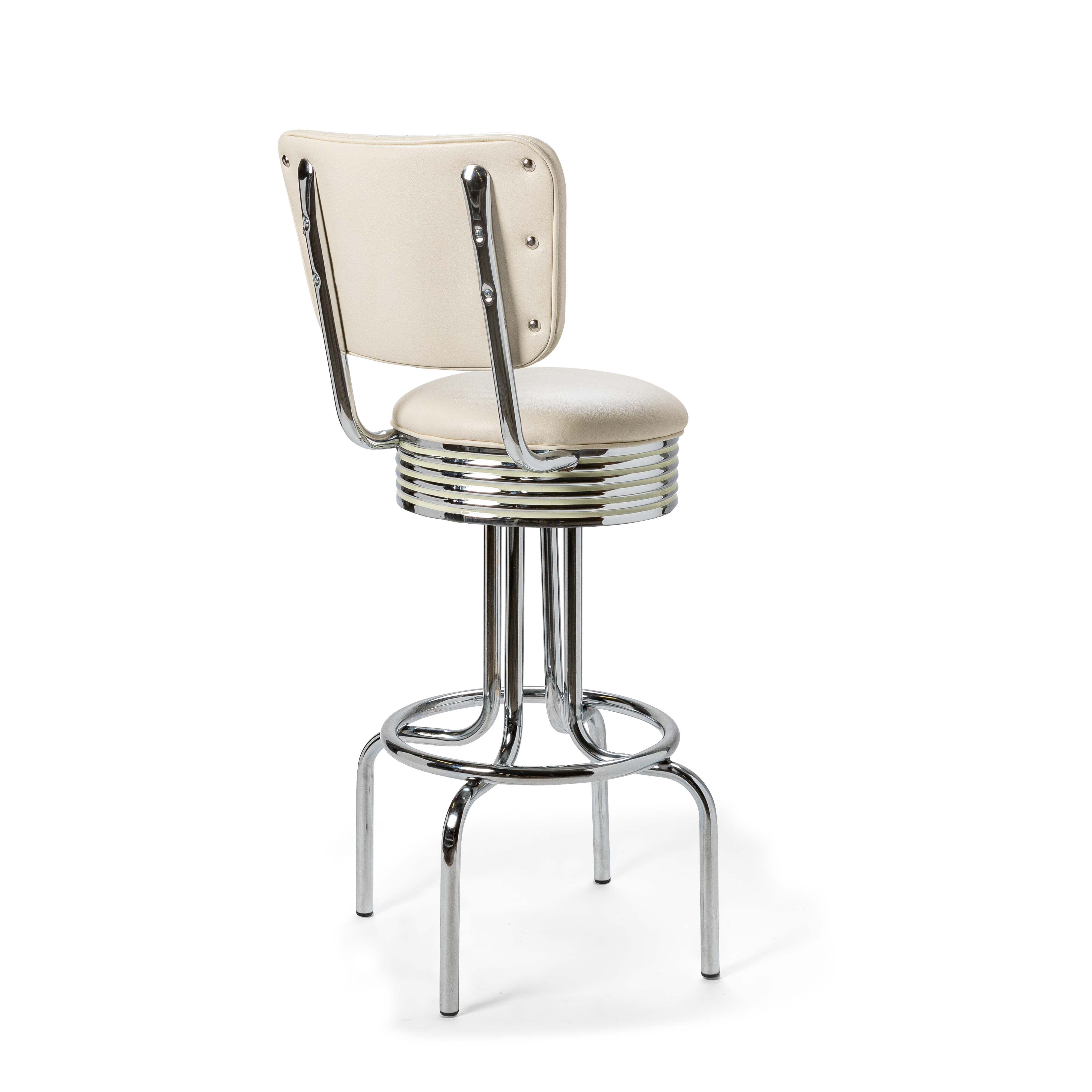 Airline - 77cm - Liseré Blanc coloris Blanc cassé - vue arrière