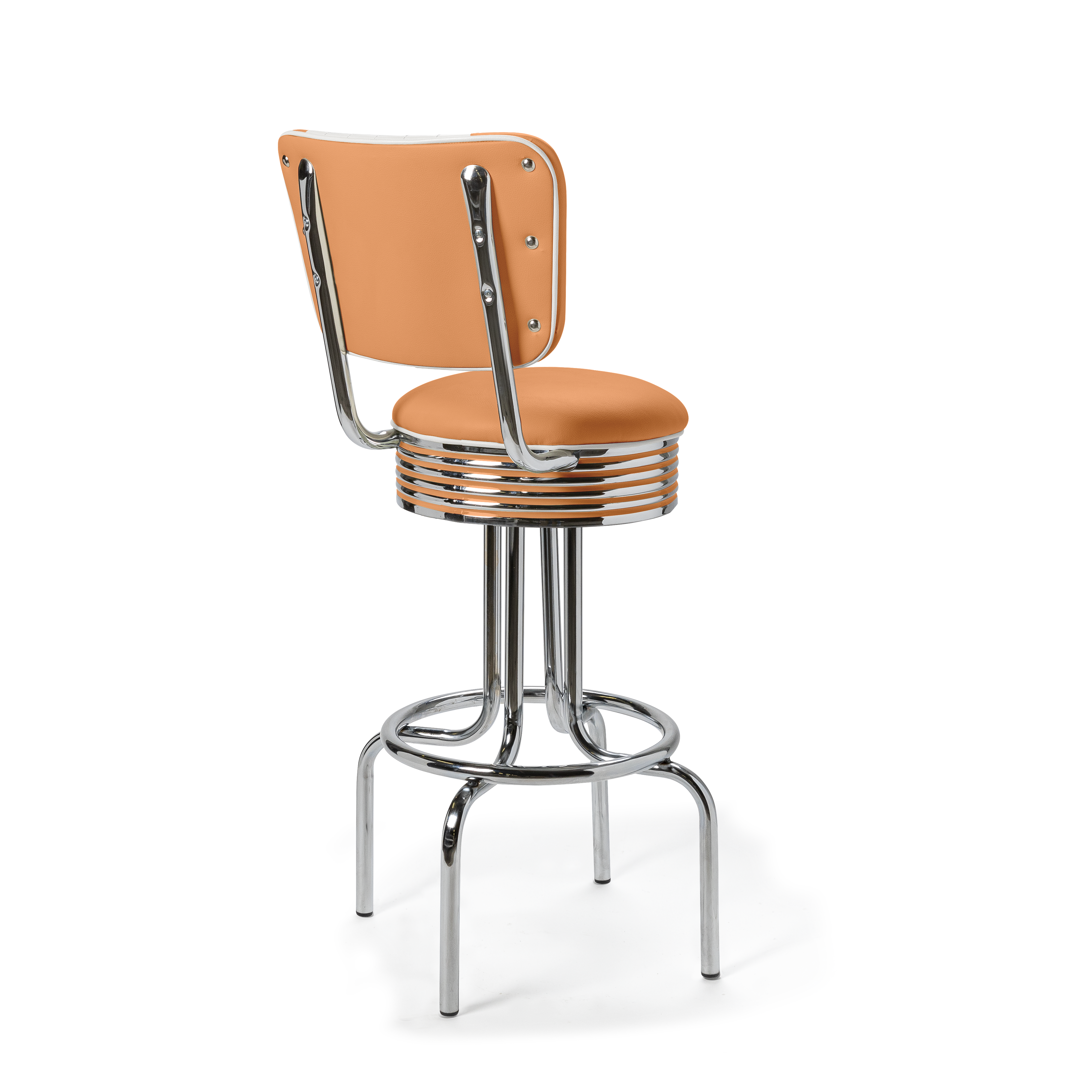 Airline - 77cm - Liseré Blanc coloris Orange - vue arrière