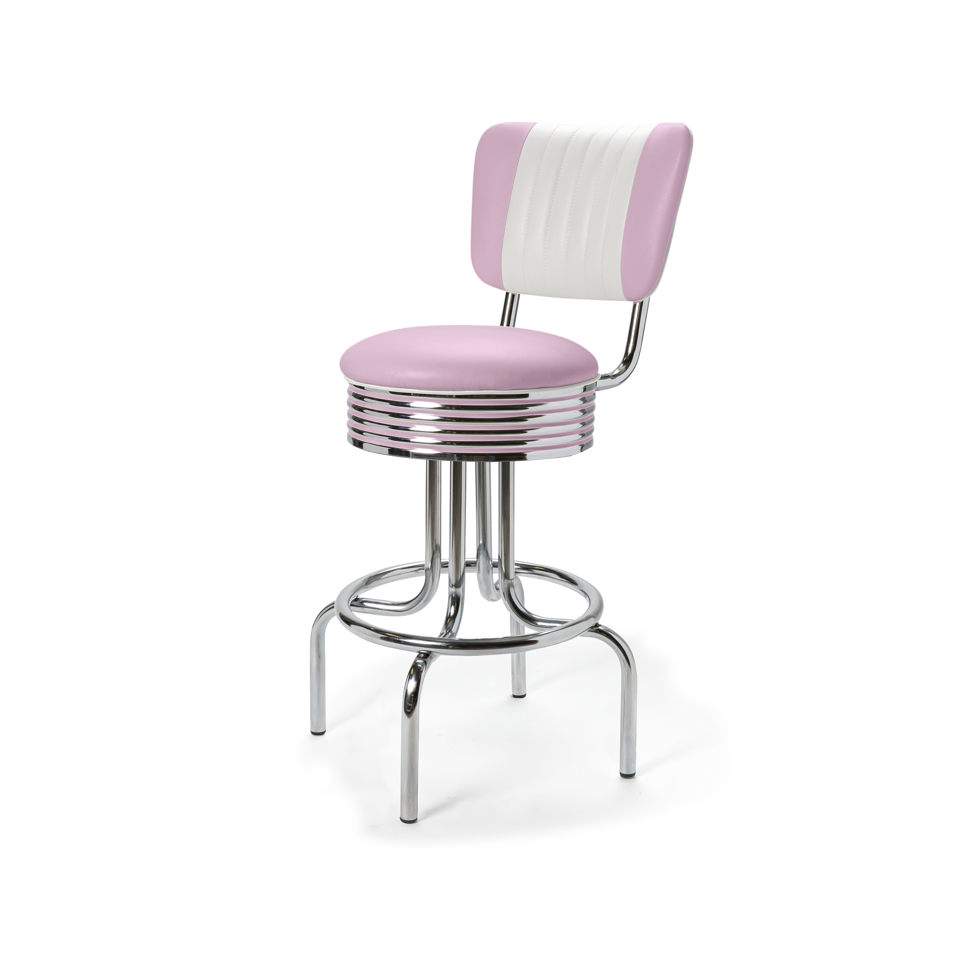 Airline - 66cm - Dossier Cannelé - Liseré Blanc coloris Lilas