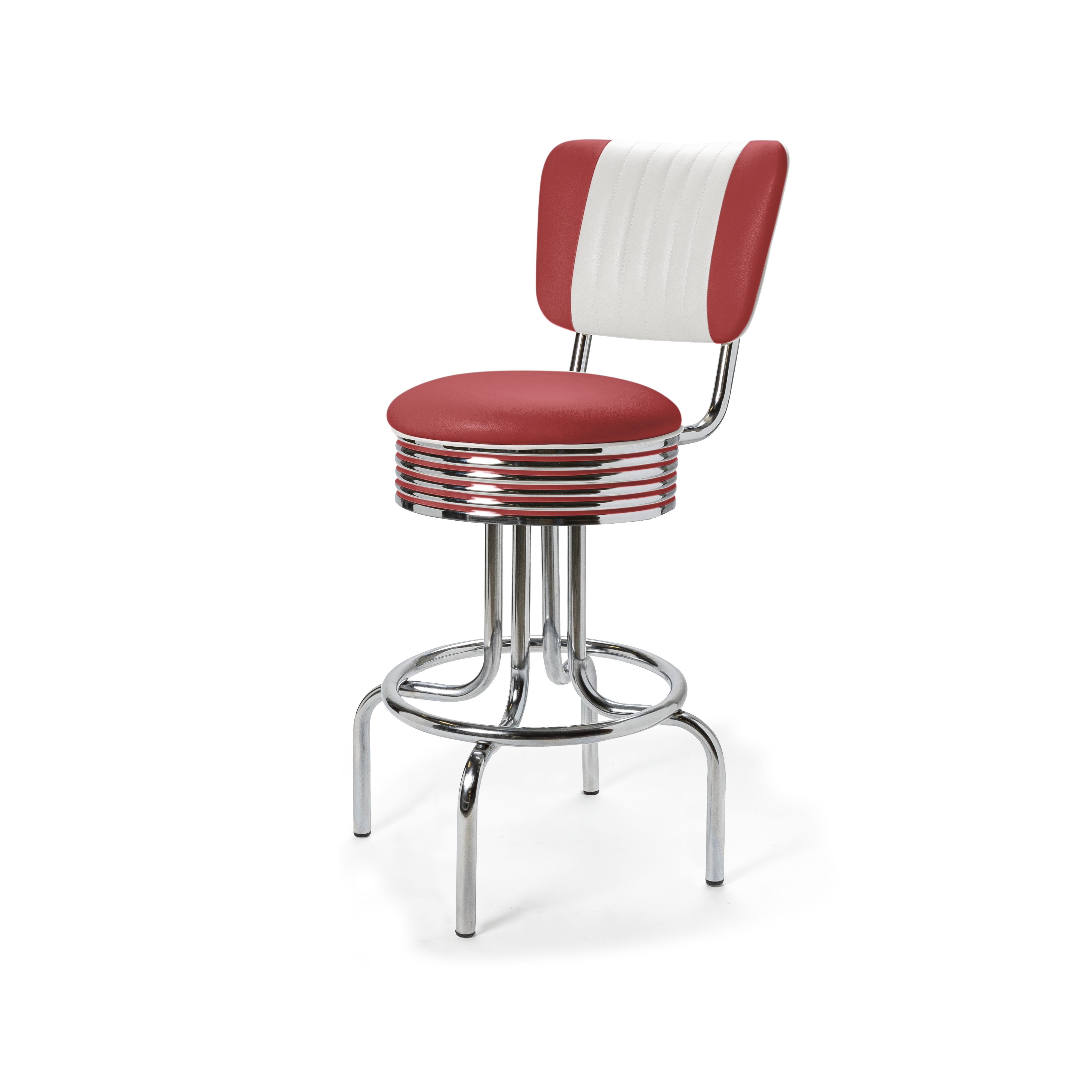 Airline - 66cm - Dossier Cannelé - Liseré Blanc coloris Rouge