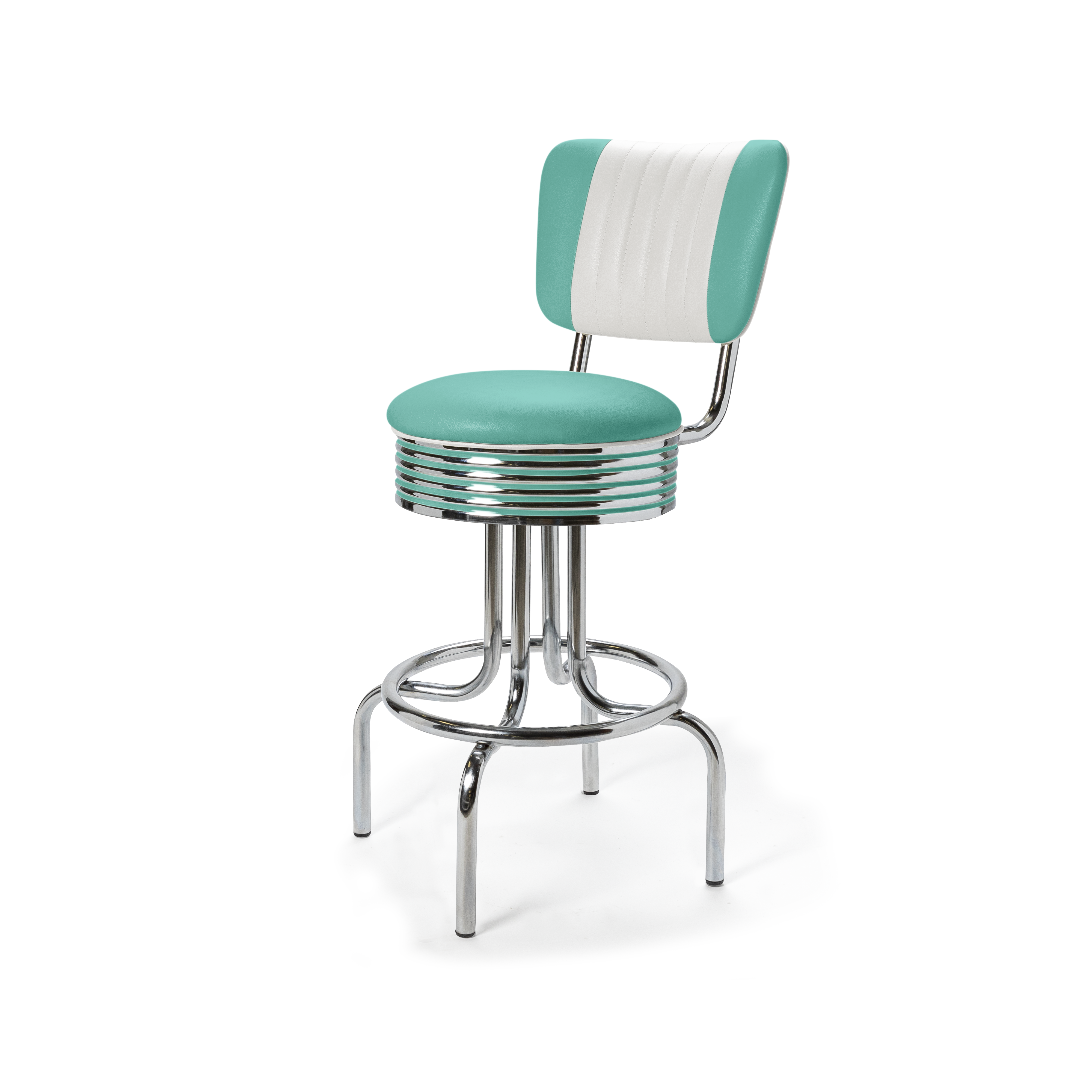 Airline - 66cm - Dossier Cannelé - Liseré Blanc coloris Turquoise
