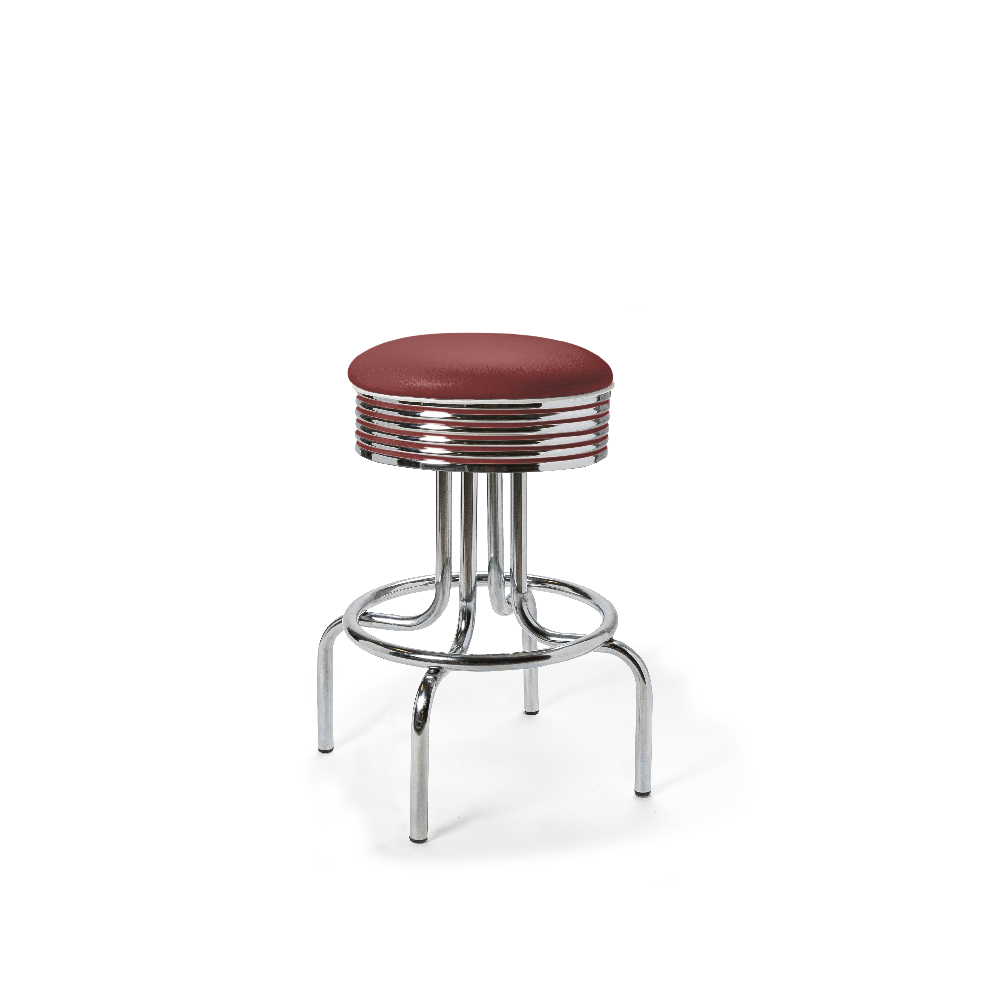 Airline - 66cm - Liseré Blanc coloris Rouge rubis