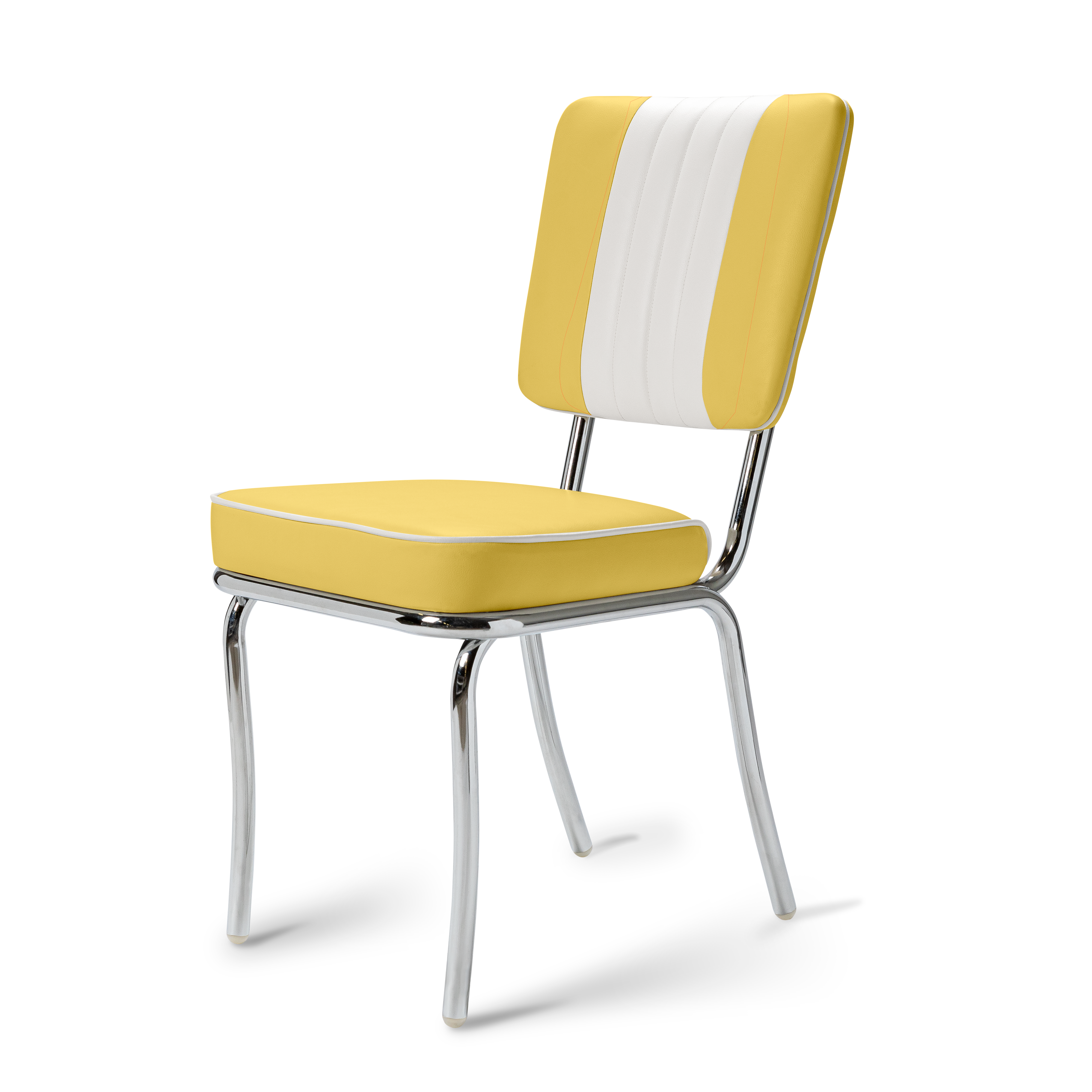 Arcade - Dossier Cannelé - Liseré Blanc coloris Jaune