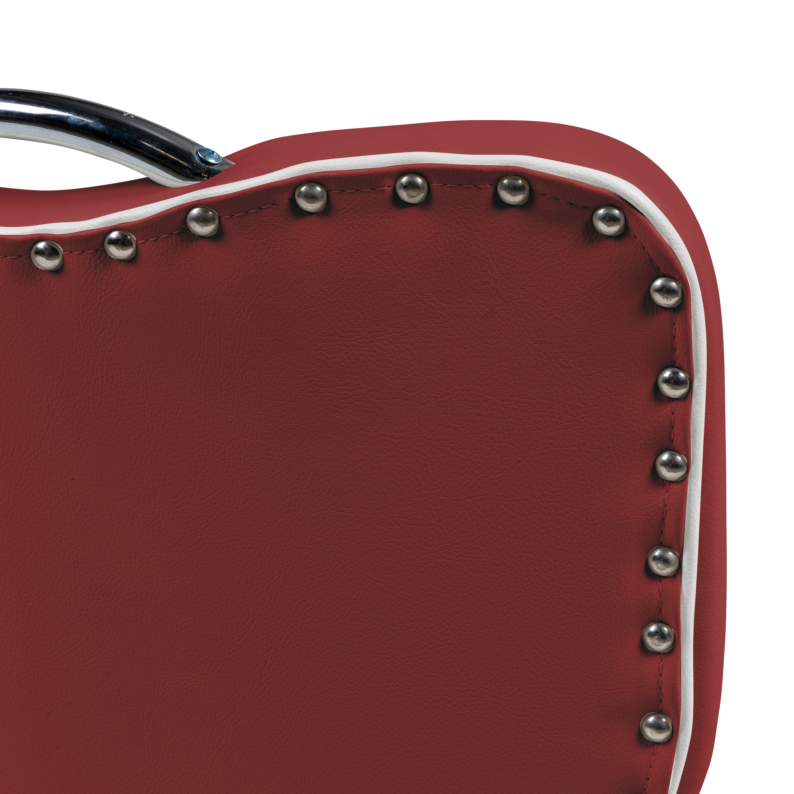 Majestic - Liseré Blanc coloris Rouge rubis - détail couture