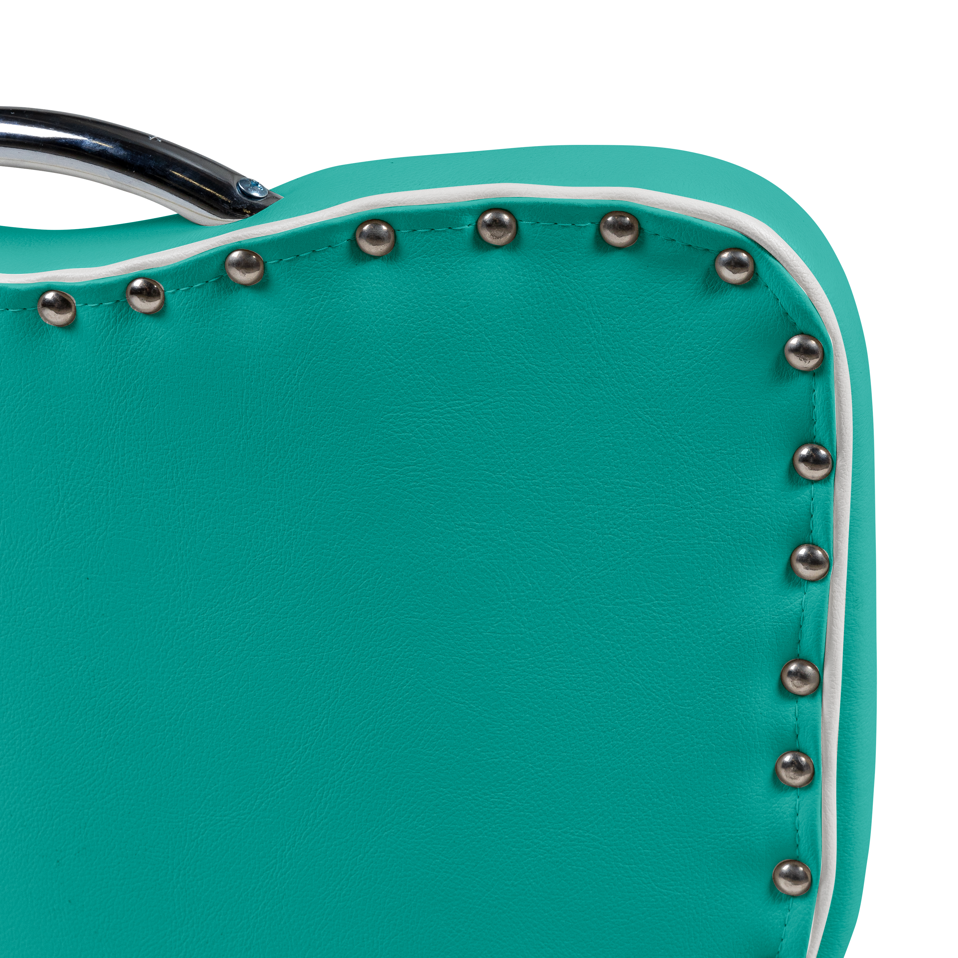 Majestic - Liseré Blanc coloris Turquoise - détail couture