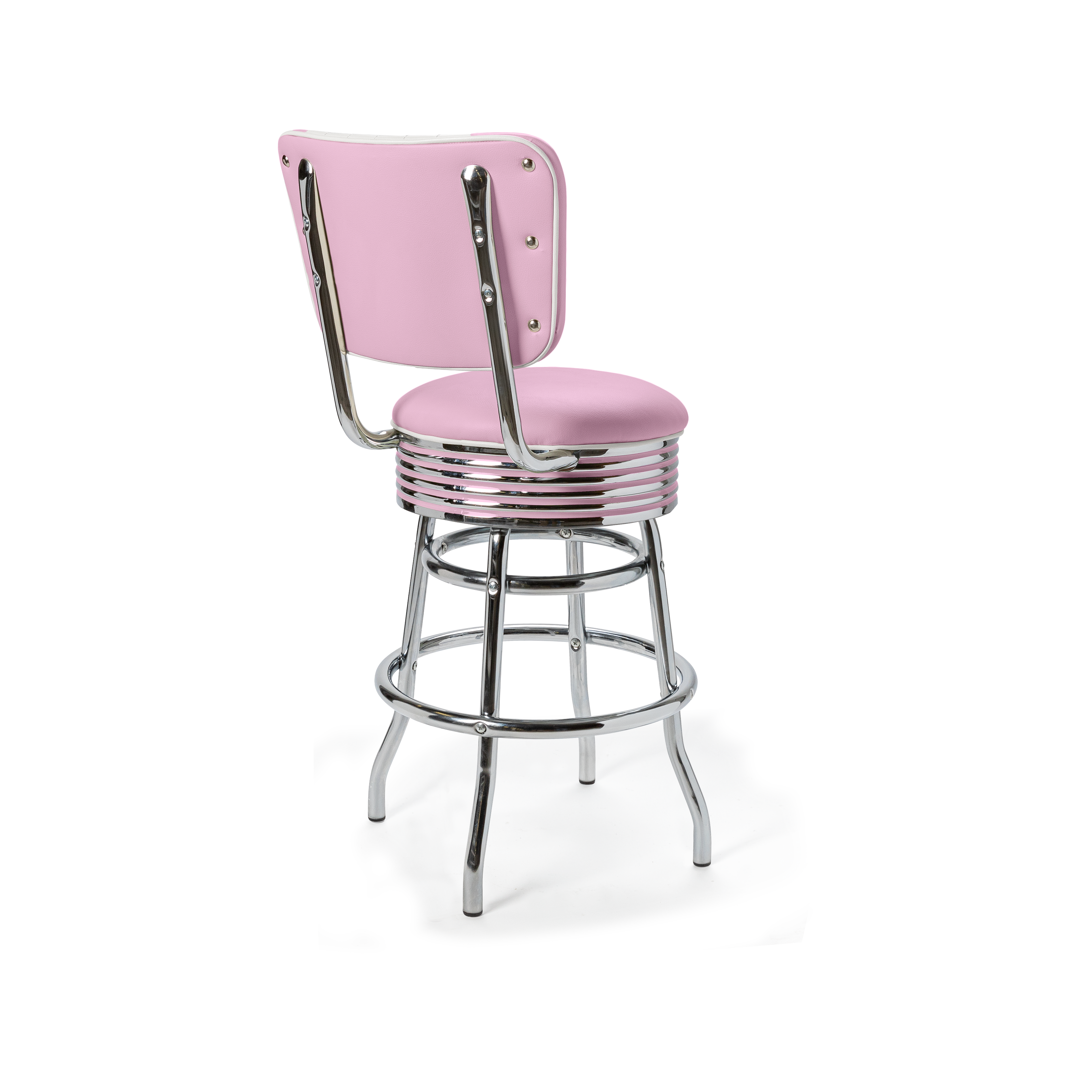 Palace - 66cm - Dossier Cannelé - Liseré Blanc coloris Lilas - vue arrière