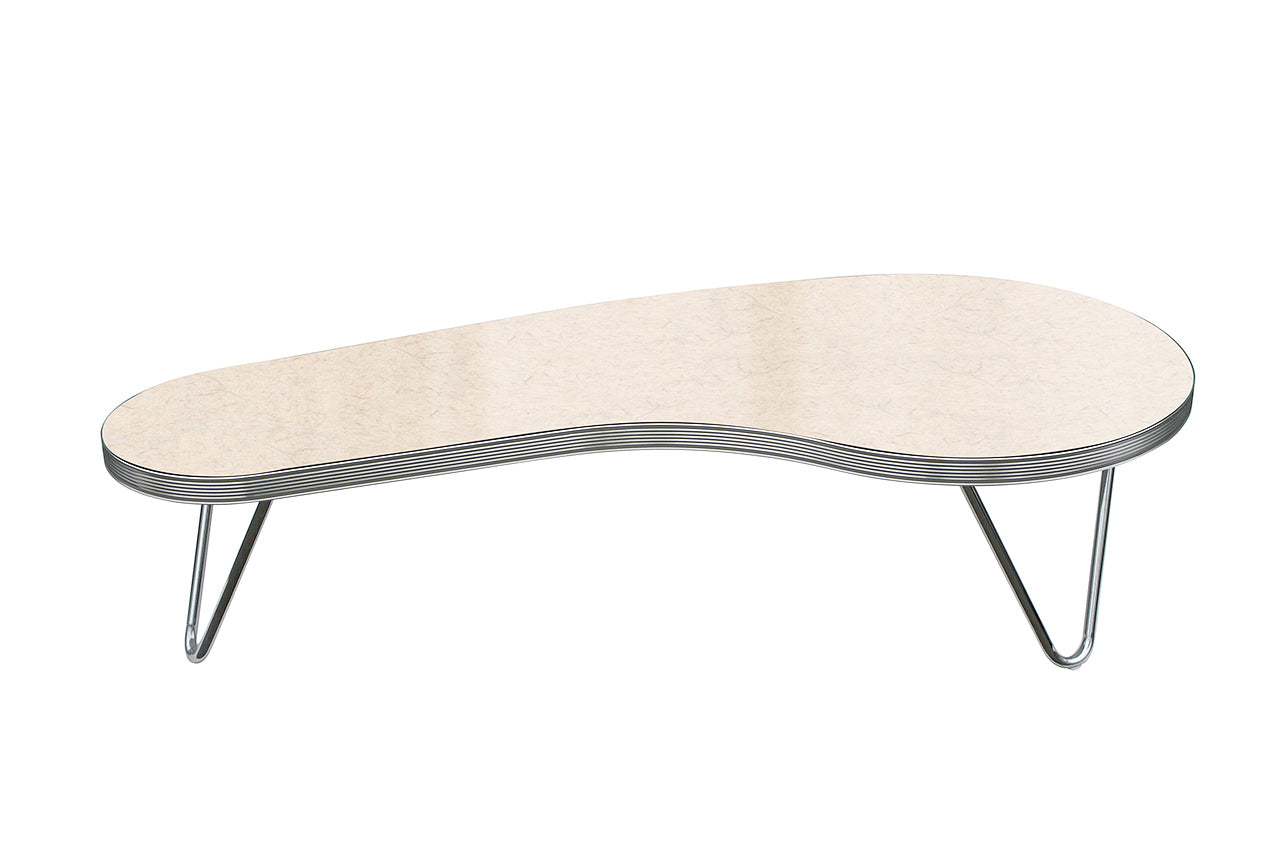 TO-17 - Table Basse Longue coloris Blanc antique