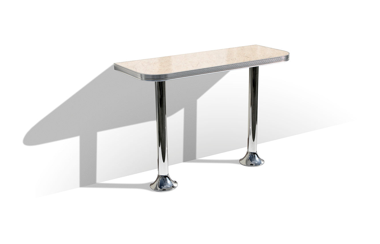WO-24/TB103 - Table Murale Haute coloris Blanc antique