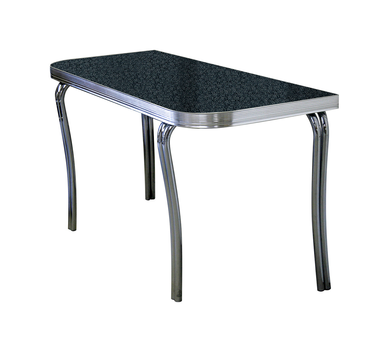 WO-24 - Table Murale 4 Pieds coloris Noir effet pierre